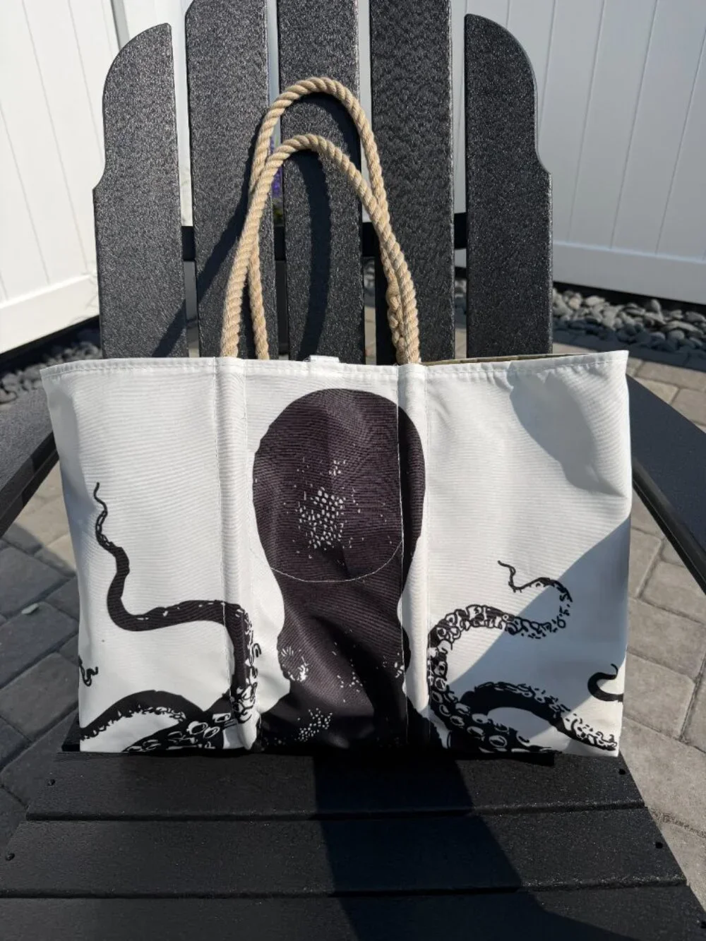 NWT Maine Seabags Octopus Large Tote with Clasp - Limited Qty Bestseller!